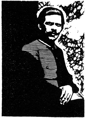 Nestor Makhno, linoleumsnitt